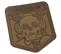 Hazard 4 3D Operator Skull Morale parche Coyote