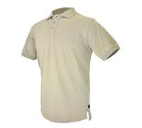 Hazard 4 Undervest Battle Polo táctico con Velcro en el Brazo Parche Frontal Liso de algodón, Bronceado, XXL