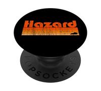 Hazard, estilo retro de los años 80 de Kentucky PopSockets PopGrip Adhesivo