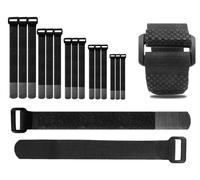 Hazarox 35 Bridas Reutilizables Cables 12, 16, 22, 30, 40 cm, Ajustable Ataduras Cables con Nylon Gancho y Lazo