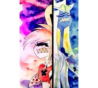 Hazbin Hotel Cherrisnake Cherrysnake Snakebomb Sir Pentious Cherry Bomb Cherri Bomb 120 pages notebook in the style of Hazbin Hotel S2: FANBOOK ... helluva boss HH HB (HAZBIN HOTEL SEASON 2)