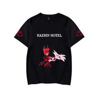 Hazbin Hotel Merch Camisetas para Niño Niña Tops de Anime Hombre Mujer Cosplay Manga Corta tee XXS-4XL