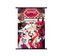 Hazbin Hotel - Póster de ángel Dust/Charlie Morningstar/Alastor Anime Scroll Póster de pergamino de anime, pintura de anime, colgador de fotos, póster decorativo para habitación