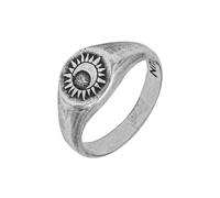 Haze&Glory Anillo 'Sacred Sun' negro / plata 62 EUR