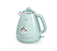 Hazel Quinn Hervidor Eléctrico con Termómetro, 1.7 L Sin Cable de Acero Inoxidable, Libre de BPA, Base 360°, Apagado Automático y Protección contra Hervido Seco,Verde Menta