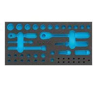 Hazet 163 - 351L bicomponente inserto de espuma suave - Multicolor