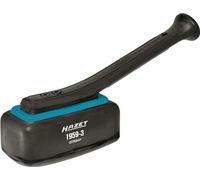 HAZET 1959-3 Martillo encolador I Cuerpo de goma I Mango ajustable en 90grados I Para trabajos profesionales de encolado I Suave con los materiales
