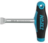 Hazet 4650-3A Destornillador para tapones de batería, ranura SW 1,7 x 14,5 mm, para atornillar y desatornillar tapones de batería, uso universal gracias a su longitud especial