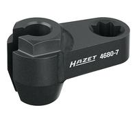 HAZET 4680-7 Inserto para sonda de gases de escape, doble cuadradillo de 1/2", 14 mm de ancho de llave, para sondas de temperatura de gases de escape, adecuado para NISSAN, RENAULT, BMW, FORD, OPEL