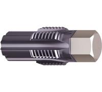 Hazet 4683-18 Cortador de roscas, M18 x 1,5, para sondas de temperatura de gases de escape, hexágono exterior de 13 mm, longitud de 42 mm, para Mercedes-Benz, Audi, Porsche, BMW, VW