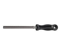 HAZET Lima cuadrada para pinza de freno (10 x 10 mm, mango de plástico con agujero para colgar) 4968-6