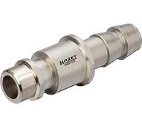 HAZET 9000-020/3 - Juego de boquillas para conexión de manguera, niquelado