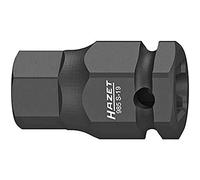 HAZET 985S-19 - Punta para destornillador de fuerza | Cuadrado hueco de 1/2 pulgadas, 24 mm hexagonal, accionamiento cuadrado hueco de 1/2 pulgadas, hexagonal exterior de 24 mm