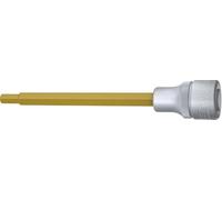 Hazet 986SL-6 - Llave de vaso para destornillador (6 mm, 1/2 pulgadas, cuadrada, revestida de TiN, 140 mm de longitud, para accionamiento manual, DIN 7422)