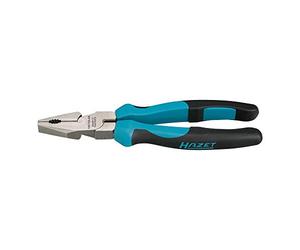 Hazet Alicates combinados 1851M-44, Filos endurecidos por inducción (dureza: 64 HRC), Aislamiento protector, Mango ergonómico de 2 componentes, Para cortar y sujetar materiales con precisión