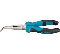 Hazet Alicates de punta redonda 1841MB-33, Diseño curvado, Filos endurecidos por inducción, Para cortar y sujetar materiales con precisión incluso en lugares de difícil acceso