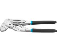 Hazet Alicates llave 762-15, longitud 150 mm, ajuste rápido con función de palanca punta/paso, distancia de bloqueo 2 mm, 15 posiciones de bloqueo, patas de los alicates cromadas