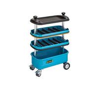 Hazet Assistent 166N Werkzeugwagen - Carro de Herramientas con Compartimentos, Capacidad 300 kg, Color Azul/Negro, Dimensiones 680x350x965 mm