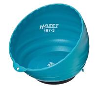 Hazet Bandeja magnética 197-3, 150 mm de diámetro, de plástico ligero con imán robusto y fuerte - especialmente práctica para guardar piezas pequeñas como tornillos