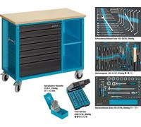 HAZET Caja para Herramientas Banco Trabajo Vagón-taller Con 169-tlg. 177w-7/169
