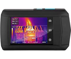 HAZET Cámara termográfica 1992-2, pantalla táctil LCD de 3,5 pulgadas, resolución térmica de 256 x 192 píxeles, para diagnóstico de edificios, instalaciones eléctricas, fontanería