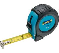 Hazet Cinta métrica 2154N-5, 5 metros, comportamiento de doblado reducido y revestimiento resistente, retracción automática gracias al muelle de calidad y marcado doble de la cinta métrica