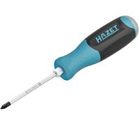 Hazet Destornillador con caperuza de impacto 811S-PH1, SW PH1, perfil Phillips, 180 mm de longitud, mango antideslizante, caperuza de impacto de acero para aflojar tornillos apretados