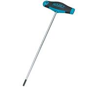 Hazet Destornillador con Mango en T (versión Extra Larga para desmontaje y Montaje del Espejo Exterior: 316 mm, Perfil: T40) 828LG-T40, Negro-Azul