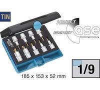 Hazet Destornillador de socket Kit Torx 12,5mm 1/2" Torx Interior 9-teil