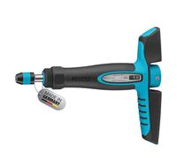 Hazet Destornillador dinamométrico 6005CT-60, 1/4" con mango transversal, 1-6 Nm, 6% de precisión, 198 mm de longitud, conmutable derecha/izquierda, mecanismo de rueda libre, ergonómico