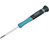 Hazet Destornillador electrónico 811EL-T7, SW T7 perfil interno TORX, para los tornillos más pequeños, pomo de centrado giratorio, agarre seguro gracias a las ranuras anchas del mango