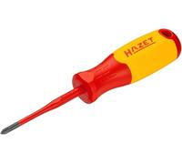 HAZET Destornillador VDE 811KV-PH1 , PH1 Phillips, con aislamiento de protección hasta 1000V, caperuza de impacto, diseño antideslizante, codificación por colores