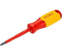 HAZET Destornillador VDE 811KV-T30 , T30 TORX, con aislamiento de protección hasta 1000V, caperuza de impacto, diseño antideslizante, codificación por colores