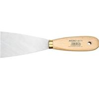 Hazet espátula para pintar 824-6, Herramienta espátula con hoja flexible rectificada, 60 mm, Eliminación de restos de papel pintado o uso en la construcción en seco, con orificio para colgar