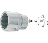 Hazet Función de Llave de Tubo 20mm 3/4" Außen-doppel-sechskant 1000az-1.1/8