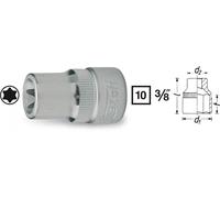 Hazet Función de Llave de Tubo Torx 10mm 3/8" Exterior Torx 880-E12