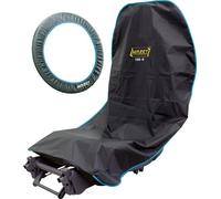 HAZET funda para asiento y volante 196-6/2, 2 piezas, para todos los asientos y volantes, impermeable y repelente al aceite, tamaño universal, antiestática, lavable a 40 grados