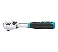 Hazet HiPer 863HPS - Carraca reversible de dientes finos (cuadrada, 6,3 mm)