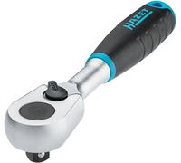 HAZET HiPer carraca reversible de dientes finos 863HP, cuadradillo de 6,3 mm (1/4 pulgada), ángulo de funcionamiento pequeño (4°), potente