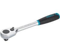 Hazet HiPer carraca reversible de dientes finos 916HP, Accionamiento cuadrado de 12,5 mm (1/2 pulgada), ángulo de accionamiento pequeño, hasta: 1000Nm, Para uso en espacios de instalación reducidos