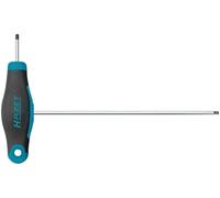 HAZET HZ829KK-2 Llave Allen de 2 mm (hoja corta y larga para uso flexible, perfil hexagonal, tamaño 829KK-2, azul oscuro)