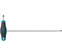Hazet 829KK-3 Destornillador Allen (Hoja Corta y Larga para Uso Flexible, Perfil Hexagonal, tamaño 3 mm), Azul Oscuro