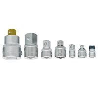 HAZET Juego de adaptadores 958/7 – 7 piezas – para mando manual