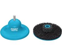 HAZET juego de amoladora de cubos de rueda 4960F-160/2 I para p. ej. llave de impacto I limpieza de la superficie de contacto del interior de la llanta de la rueda, 500 r.p.m., 160 mm