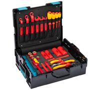 Hazet Juego de herramientas con aislamiento protector 150/27 | Uso universal para todos los trabajos en sistemas de alto voltaje en artesanía, industria o en vehículos eléctricos e híbridos, color