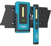 HAZET Juego de lámparas LED 1979NW/3 I Lámparas compactas de taller con gran potencia luminosa, regulables sin escalonamiento, incl. base de carga inalámbrica con función de sujeción magnética