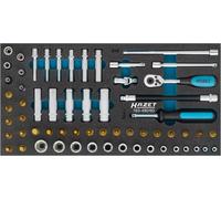 HAZET Juego de Llave Tubular 6,3mm 1/4" Torx Ph Pozidriv Pz Ranura 60tlg 163-49