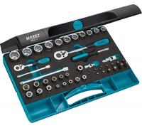 Hazet Juego de Llave Tubular Métrico 5/16"8mm 1/4" 6,3mm 3/8" 10mm 46t