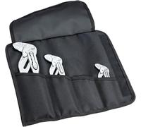 HAZET Juego de llaves 762/3, 3 piezas, 125-260 mm, ajuste rápido preciso, cromado, sujeción sin daños, incl. bolsa