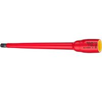 Hazet Juego de llaves combinadas, 18 piezas, 163-542/18, aislado hasta 1000 V, ancho de llave de 7 a 32 mm, perfil hexagonal exterior, para trabajar de forma segura en instalaciones eléctricas